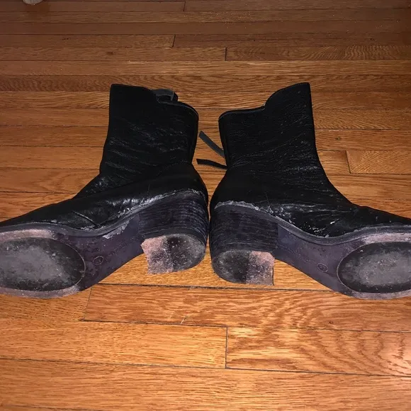 All Saints Black Leather Boots Size 7