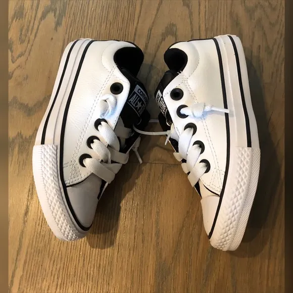 All Star Black &amp; White Converse Low Top Sneakers