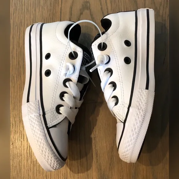 All Star Black &amp; White Converse Low Top Sneakers
