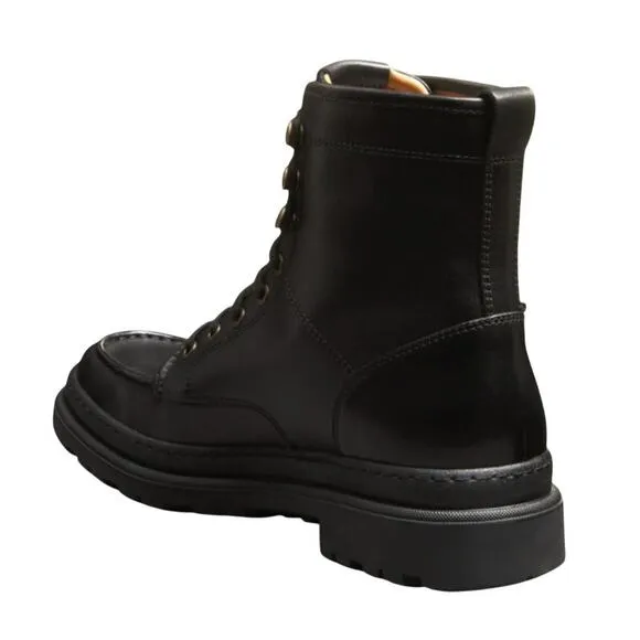 Allen Edmonds Mens Sawyer Lace-Up Boots US 9 D Black Leather Waterproof NIB