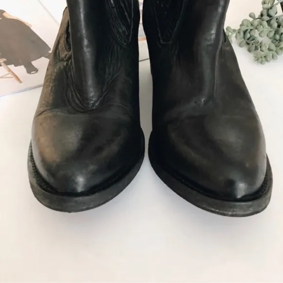 ALLSAINTS Bonny Valley Leather Ankle Pull on Chelsea Boots