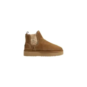 Alviero Martini Prima Classe Leather Lined Fall/Winter Shoes Women Beige Boots