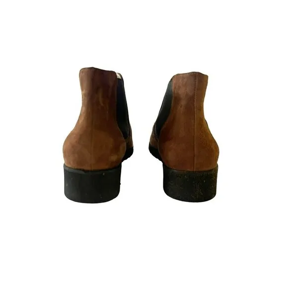 Amalfi By Rangoni Brown Suede Chelsea Boots Size 11M NEW