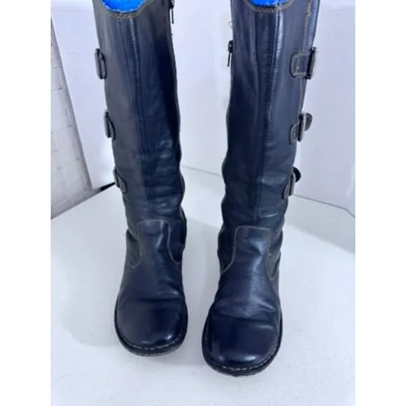&quot;BOC&quot; Black/Brown Maira Boot Size 9 Y2K Matrix Goth Grunge Edward Scissor Hands