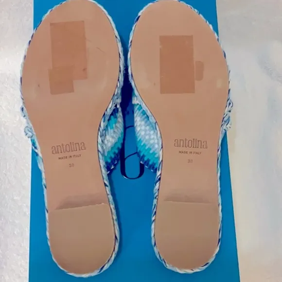 Anatolina Bella Slides, Size 38 (US 8)