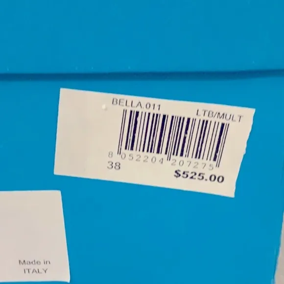 Anatolina Bella Slides, Size 38 (US 8)