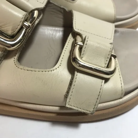 Anthropologie ALOHAS Harper Leather Buckle-Up Sandals EU 40 US 9
