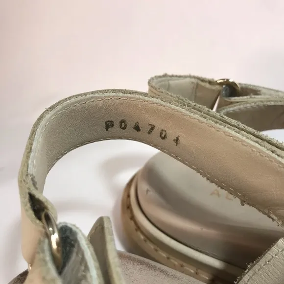 Anthropologie ALOHAS Harper Leather Buckle-Up Sandals EU 40 US 9