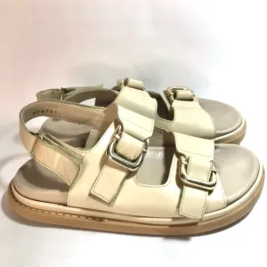 Anthropologie ALOHAS Harper Leather Buckle-Up Sandals EU 40 US 9