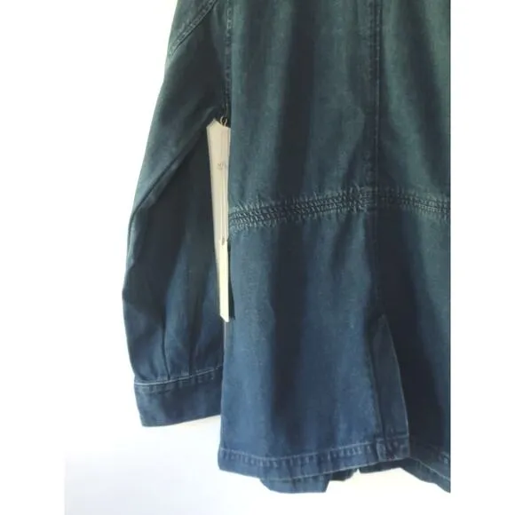 Anthropologie Morgan Utility Women's Denim Jacket- NWT - Large