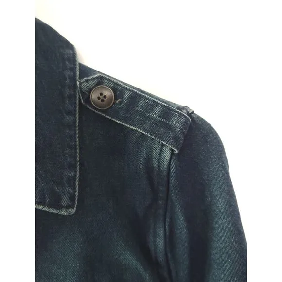 Anthropologie Morgan Utility Women's Denim Jacket- NWT - Large