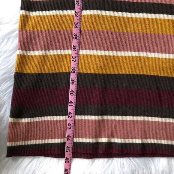 Anthropologie Parvati Midi Stripes Dress Size Medium