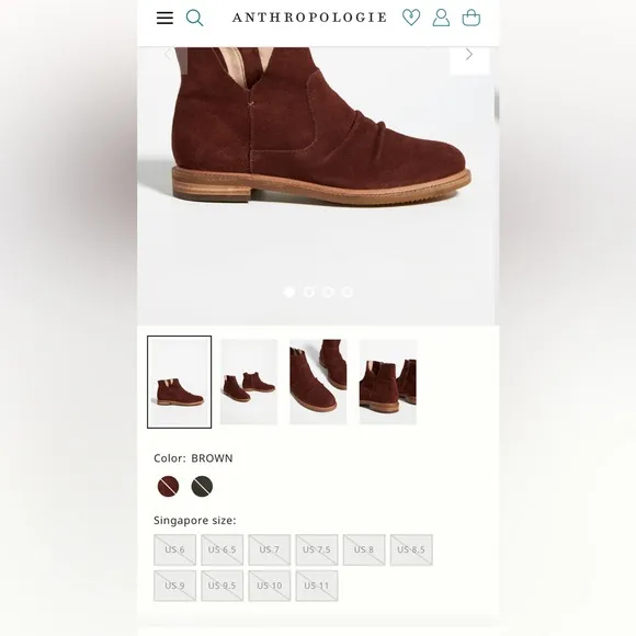 ANTHROPOLOGY Kelsi Dagger Brooklyn Latch Ankle Boots