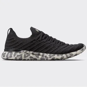 APL Techloom Wave Shoes - Size 8 - Black/Asteroid Leopard