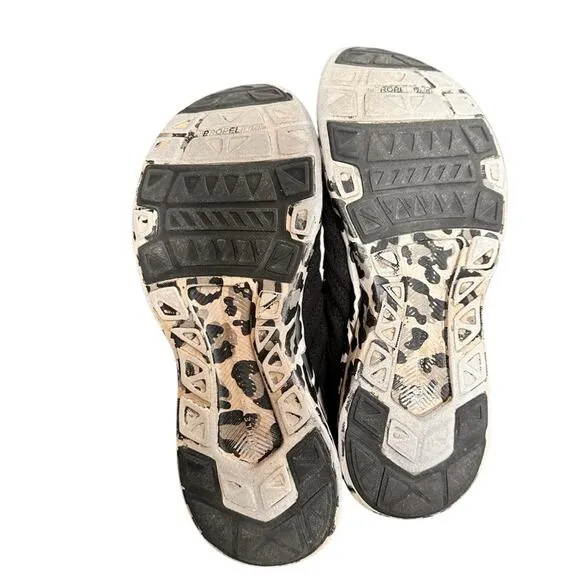 APL Techloom Wave Shoes - Size 8 - Black/Asteroid Leopard