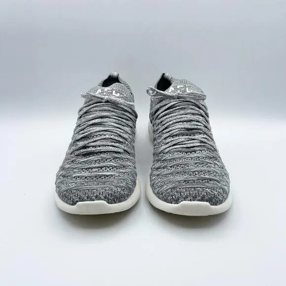 APL Techloom Wave Shoes Smoke Ivory Melange Gray White Running Womens 10.5