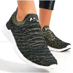 APL Women’s Techloom Wave in Black/ Gold/ Silver Melange Size 6