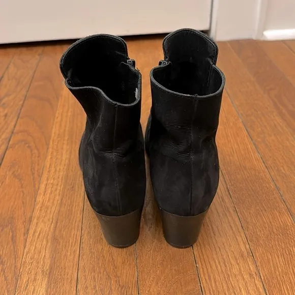 Arche Black Suede Ankle Boots. Size 8. EUC