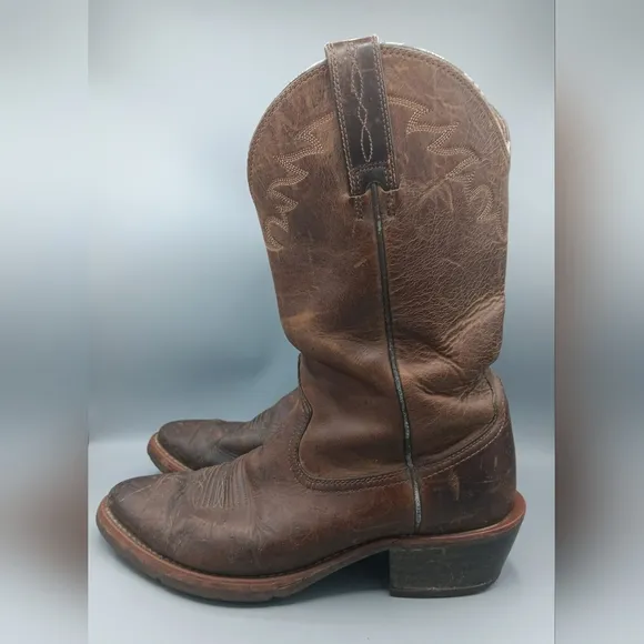 Ariat Circuit Men's Size 10.5 D Boots Western Cowboy Brown Leather Distressed