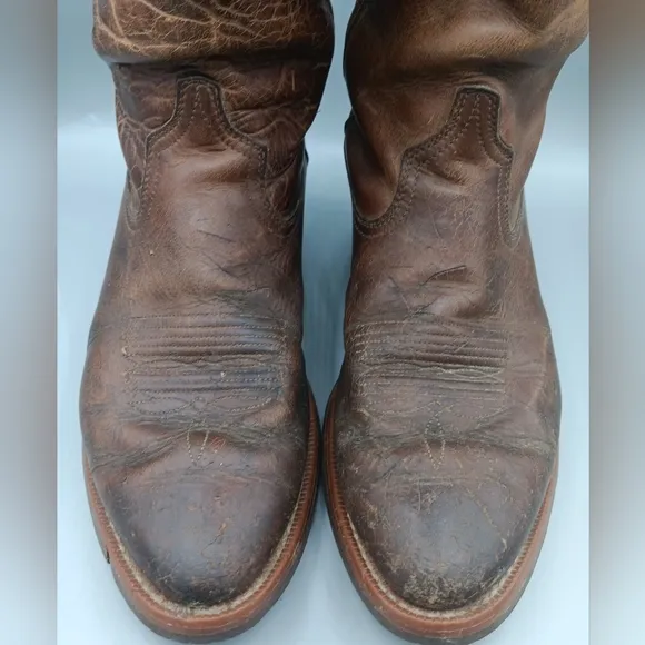 Ariat Circuit Men's Size 10.5 D Boots Western Cowboy Brown Leather Distressed