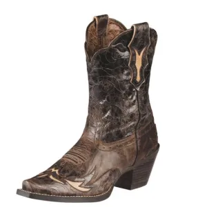 Ariat Dahlia Western Boot Size 8 Brown Leather Festival Coachella Cottagecore