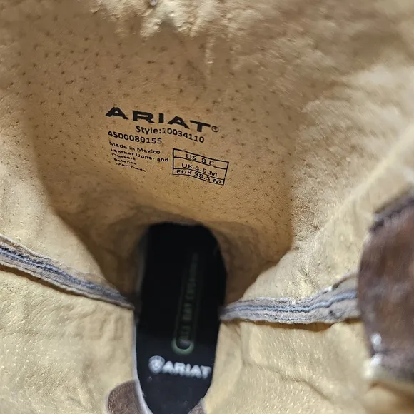 Ariat Ladies Divine Boots Crackled Taupe‎ 10034110 Size 8B