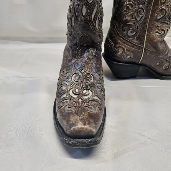 Ariat Ladies Divine Boots Crackled Taupe‎ 10034110 Size 8B