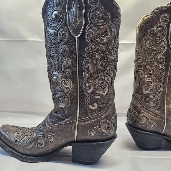 Ariat Ladies Divine Boots Crackled Taupe‎ 10034110 Size 8B