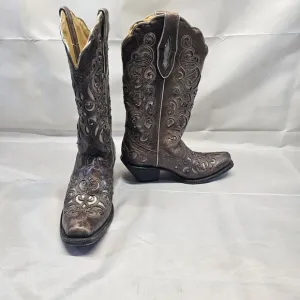 Ariat Ladies Divine Boots Crackled Taupe‎ 10034110 Size 8B