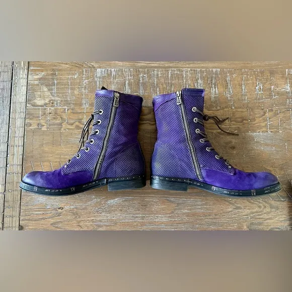 A.S.98 Rare Purple Boots, Size 41