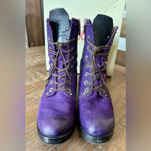 A.S.98 Rare Purple Boots, Size 41