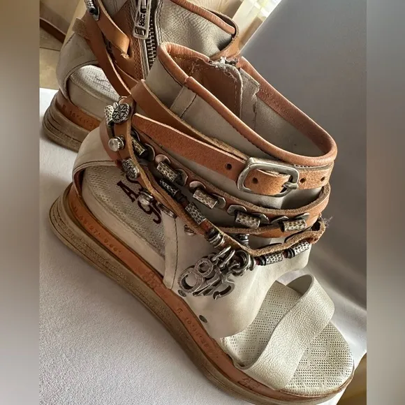 A.S.98 Sandals with charms