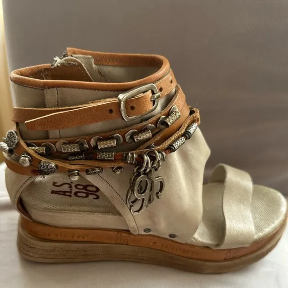 A.S.98 Sandals with charms