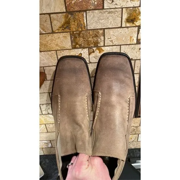 Aston Grey Brown Leather Shoes
