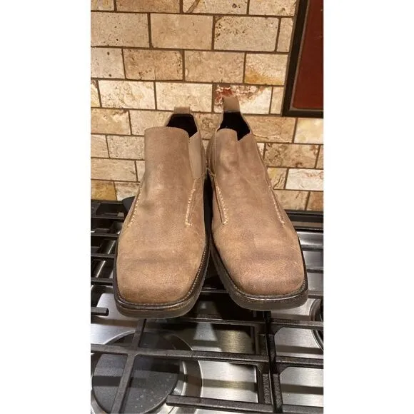 Aston Grey Brown Leather Shoes