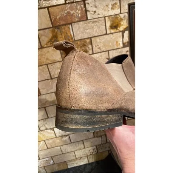 Aston Grey Brown Leather Shoes