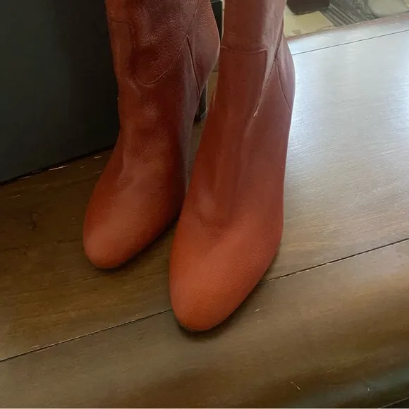 ba&amp;sh Brown Leather boots Cidie size EU38 New in box