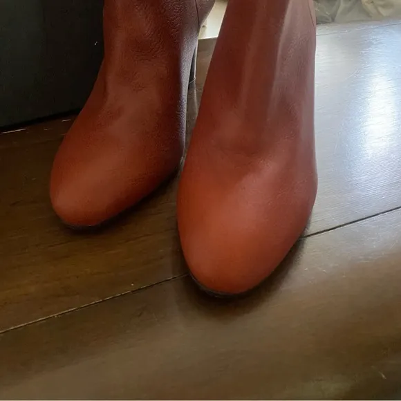 ba&amp;sh Brown Leather boots Cidie size EU38 New in box