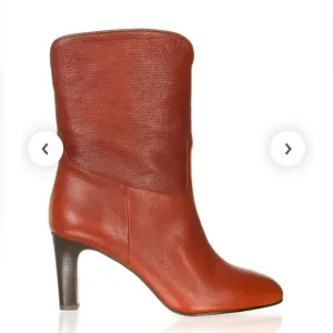 ba&amp;sh Brown Leather boots Cidie size EU38 New in box