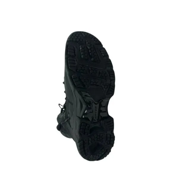 Bates Mens Black Tactical Boots Side Zipper Sz 8.5 Durable &amp; Comfortable E06688