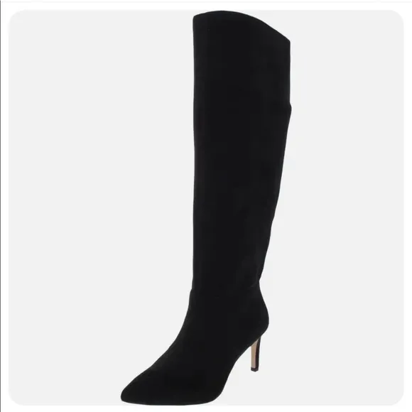 BCBGeneration Womens Marlow Black Knee-High Boots 6 (Wide Calf)