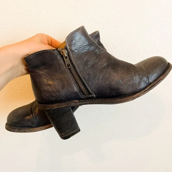 Bed Stu Cobbler Series Sonic Ankle Boots