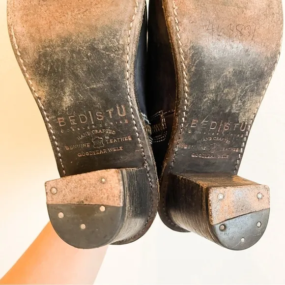 Bed Stu Cobbler Series Sonic Ankle Boots