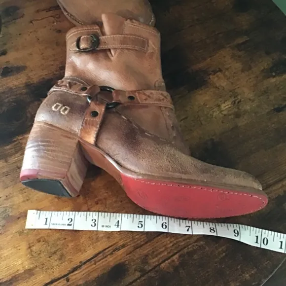 Bed Stu Harness Ankle Boots 8.5