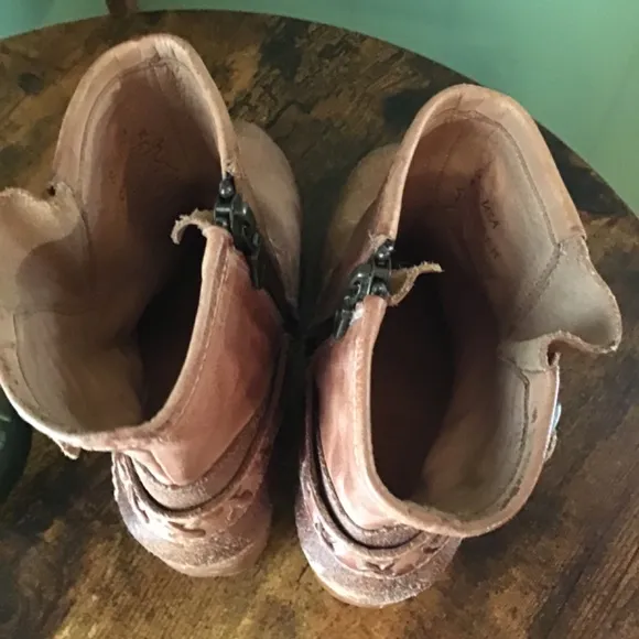 Bed Stu Harness Ankle Boots 8.5