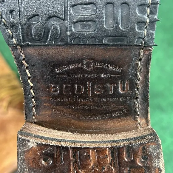 Bed Stu  LOXLEY Tall Riding Boots Womens 7 Brown‎ Organic Leather Cobbler Series