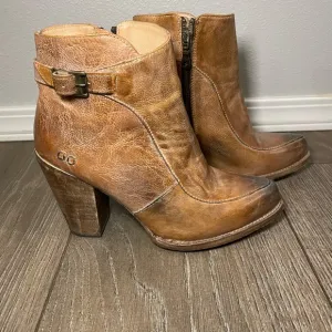 Bed Stu Women's Brown Cobbler Heeled Boots Size 9.5
