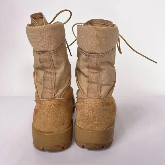 Belleville 390 DES Hot Weather Khaki Tan Military Combat Boots 11 Narrow USA
