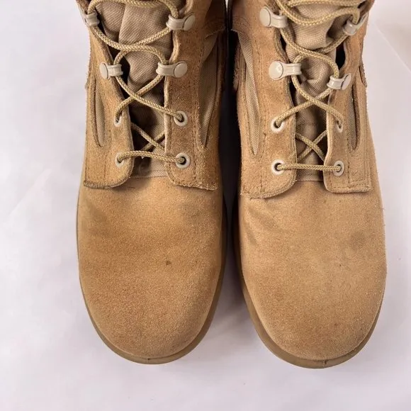 Belleville 390 DES Hot Weather Khaki Tan Military Combat Boots 11 Narrow USA