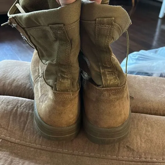 Belleville USMC Men's Leather/Nylon Hot Weather Steel Toe Boots Size 11